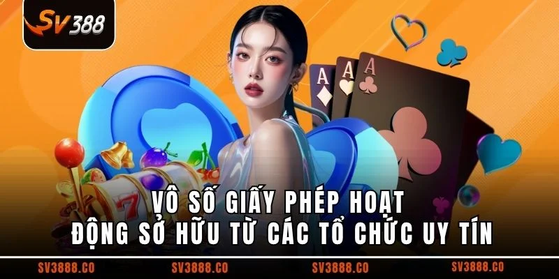 Vô số giấy phép hoạt động sở hữu từ các tổ chức uy tín